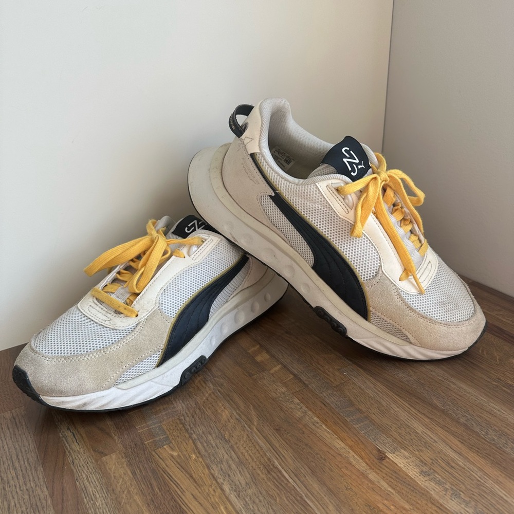 Puma NMJ x Wild Rider Lace Up Sneakers, 10M